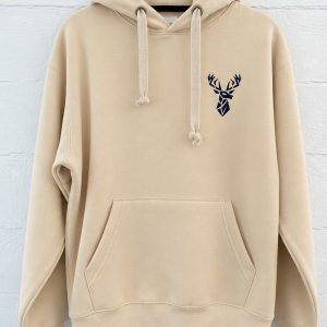 Wild Cairns Hoodie - Ecru (Embroidered)
