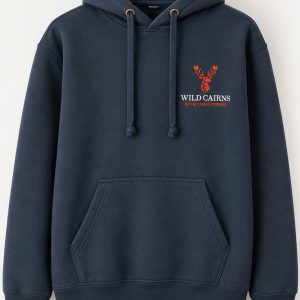 Wild Cairns Hoodie - Navy (Printed, back print)