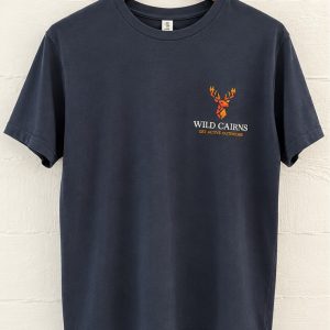 Wild Cairns T-shirt - Navy (Printed, back print)
