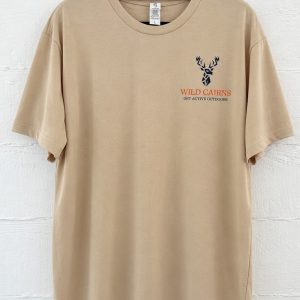 Wild Cairns T-shirt - Stone (Printed, back print)